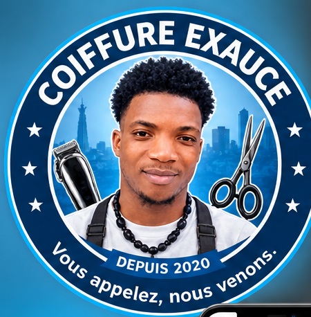 Logo Coiffure Exaucé